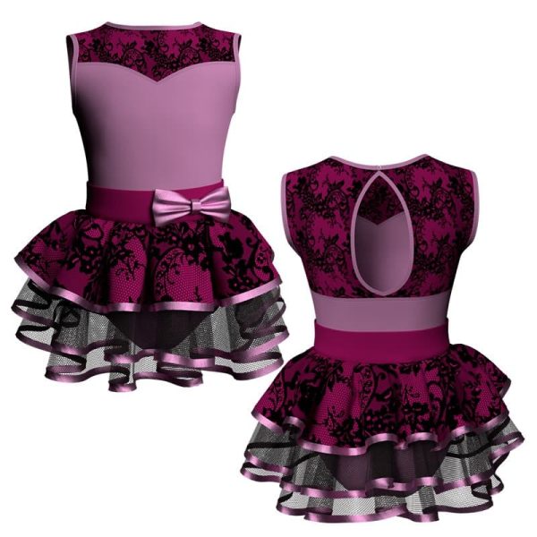 costume balletto senza maniche con inserto belen pro ves3014111