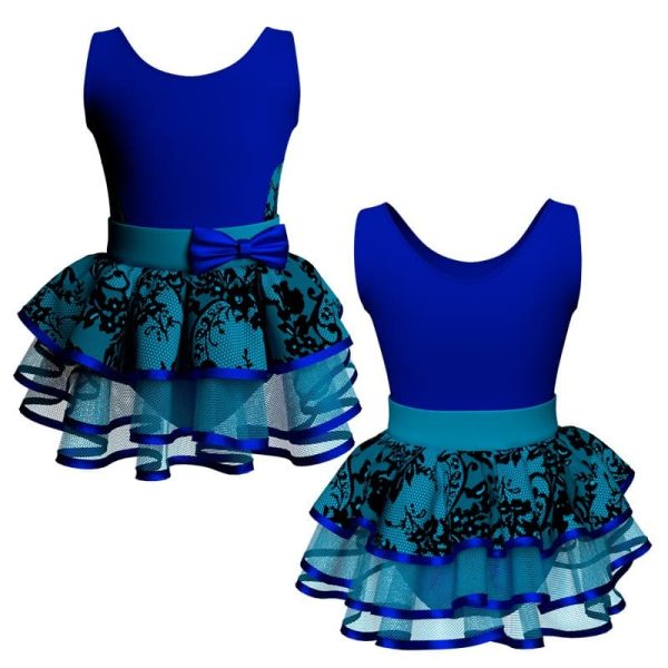 costume balletto senza maniche con inserto belen pro ves41522222 1