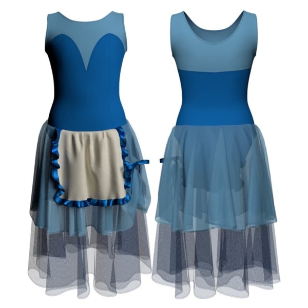 costume balletto senza maniche con inserto yuc28191