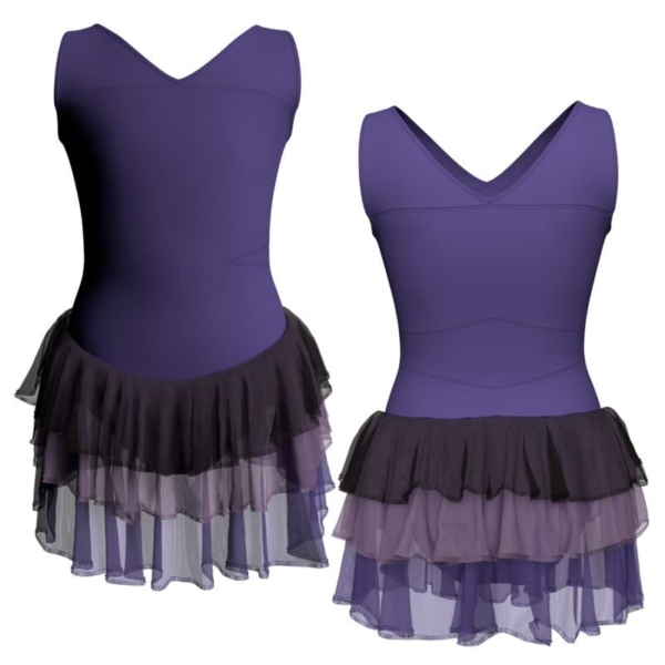 costume balletto senza maniche con inserto yuh1011