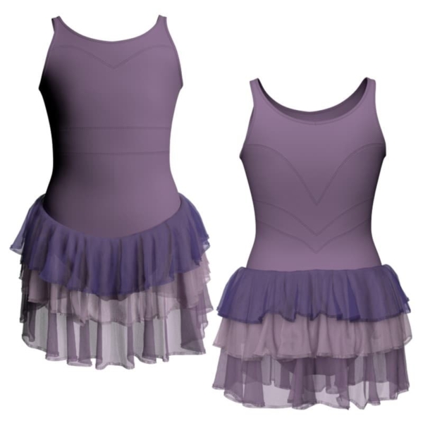 costume balletto senza maniche con inserto yuh1061