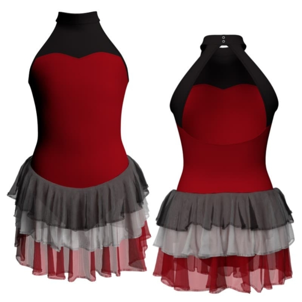 costume balletto senza maniche con inserto yuh107