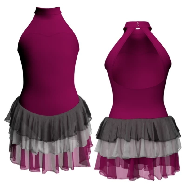 costume balletto senza maniche con inserto yuh1071