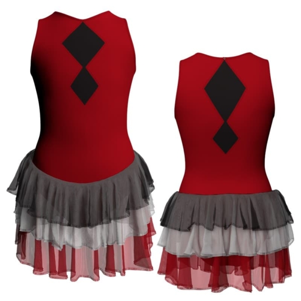 costume balletto senza maniche con inserto yuh114