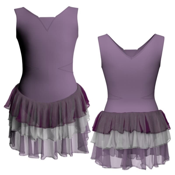 costume balletto senza maniche con inserto yuh115sst