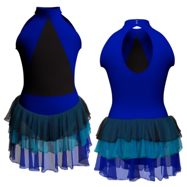 costume balletto senza maniche con inserto yuh119ss