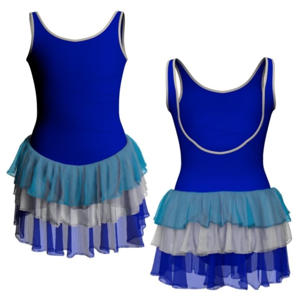 costume balletto senza maniche con inserto yuh120