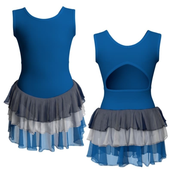 costume balletto senza maniche con inserto yuh223