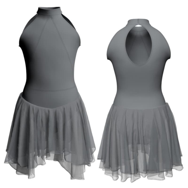 costume balletto senza maniche con inserto yuk119ss1