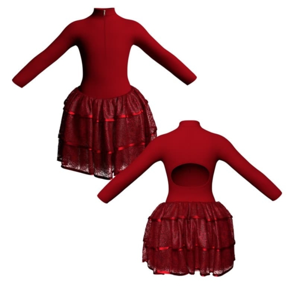 degas danza maniche lunghe con zip dai30951