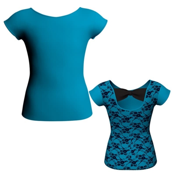 t shirt top in belen pro maniche aletta mla2101