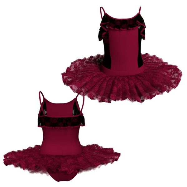 tutu ballerina bretelle con inserto in rete o pizzo in rete o pizzo tub7y34