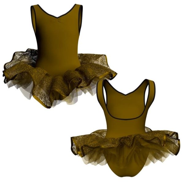 tutu ballerina canotta con arriccio tunb3002