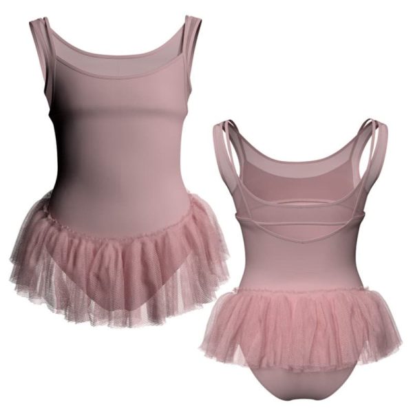 tutu ballerina in belen pro bretelle con inserto in rete o pizzo yuy2181