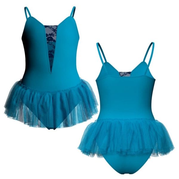 tutu ballerina in belen pro bretelle con inserto in rete o pizzo yuy40w