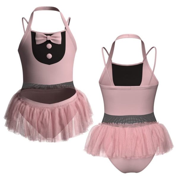 tutu ballerina in belen pro bretelle con inserto in rete o pizzo yuym10031