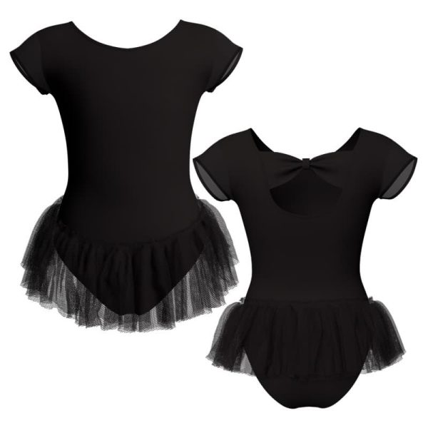 tutu ballerina in belen pro maniche aletta con inserto in rete o pizzo yuy210t