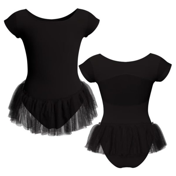 tutu ballerina in belen pro maniche aletta con inserto in rete o pizzo yuy211t