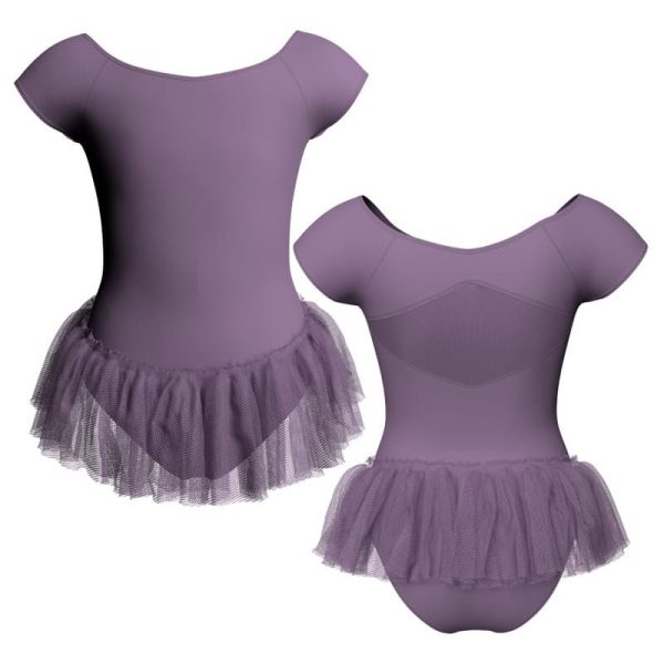 tutu ballerina in belen pro maniche aletta con inserto in rete o pizzo yuy2401