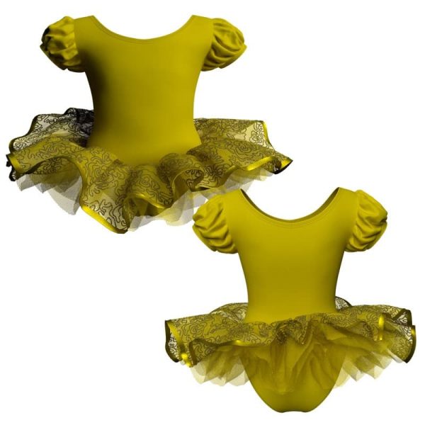 tutu ballerina maniche a palloncino tun3001