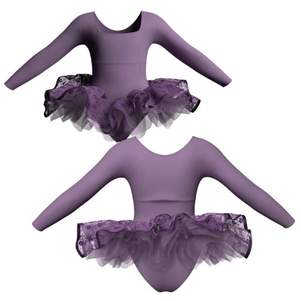 tutu ballerina maniche lunghe tun2537