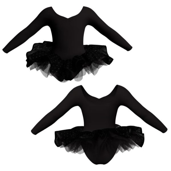 tutu ballerina maniche lunghe tun3004