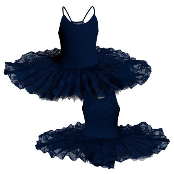 tutu ballerina professionale bretelle con inserto in rete o pizzo tut p2294