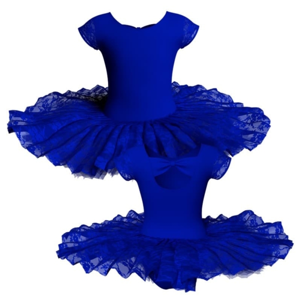 tutu ballerina professionale maniche aletta con inserto in rete o pizzo tut p210t1