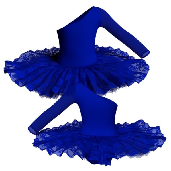 tutu ballerina professionale senza maniche con inserto in rete o pizzo tut p999t1