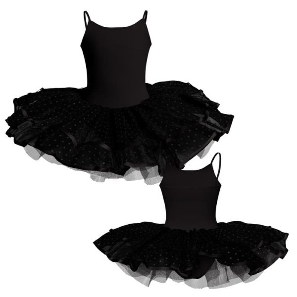 tutu da ballerina bretelle con inserto in rete o pizzo tujb300533