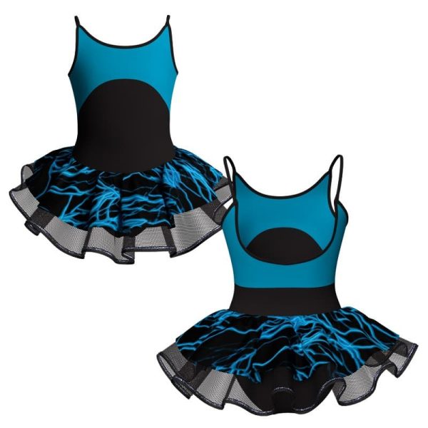 tutu danza bretelle con copritulle fantasy tuc215