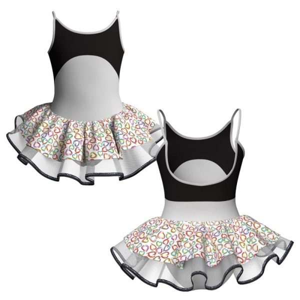 tutu danza bretelle con copritulle fantasy tuc21556