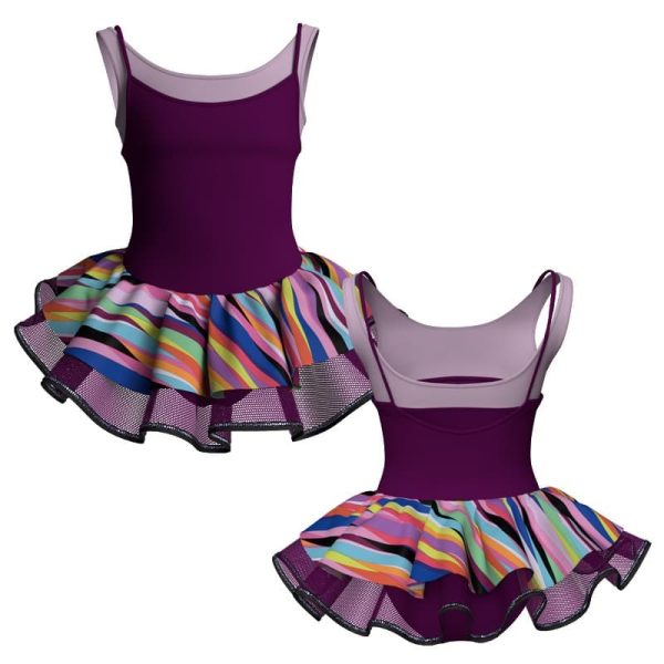 tutu danza bretelle con copritulle fantasy tuc218