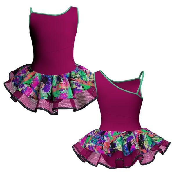 tutu danza bretelle con copritulle fantasy tuc226