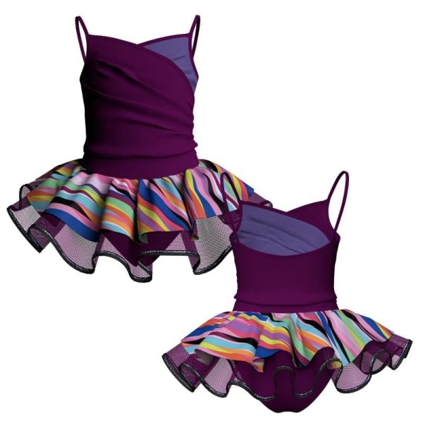 tutu danza bretelle con copritulle fantasy tuc2510