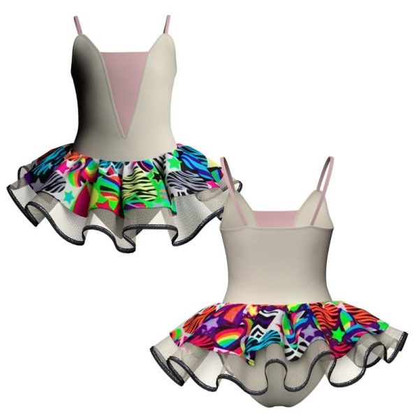 tutu danza bretelle con copritulle fantasy tuc2618