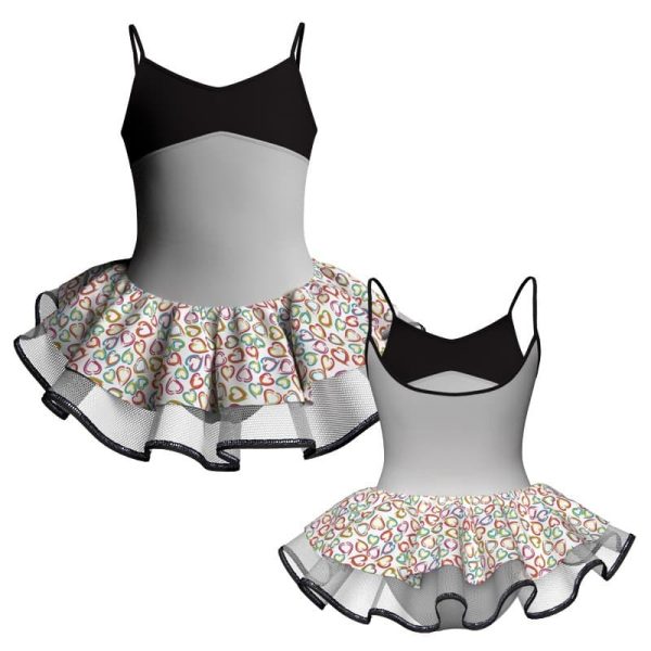 tutu danza bretelle con copritulle fantasy tuc40445