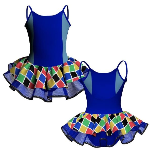 tutu danza bretelle con copritulle fantasy tuc418t