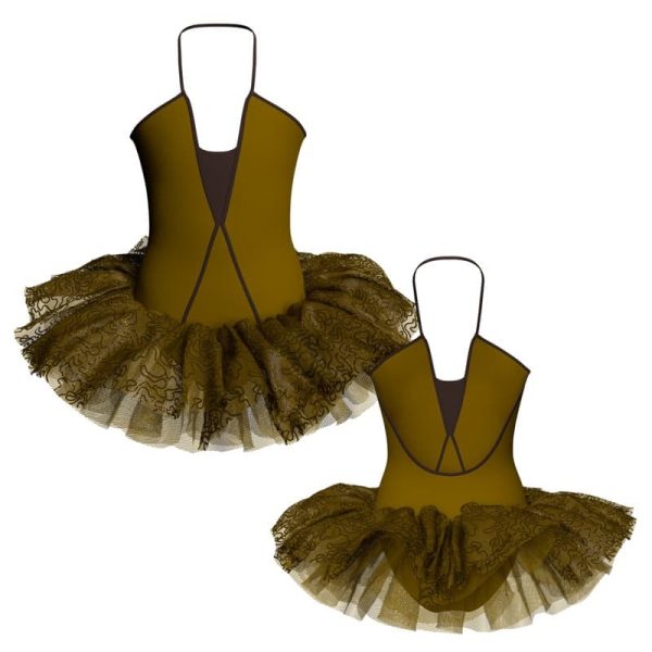 tutu danza bretelle con copritulle tua202423