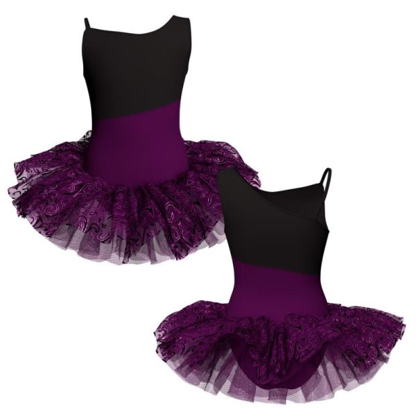 tutu danza bretelle con copritulle tua22634