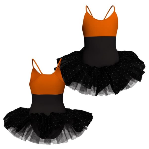 tutu danza bretelle con copritulle tua229