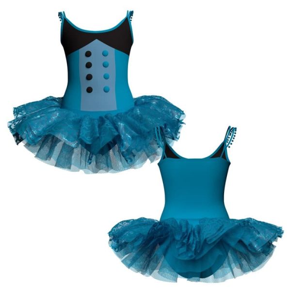 tutu danza bretelle con copritulle tua2502t