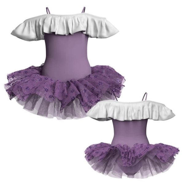 tutu danza bretelle con copritulle tua2515