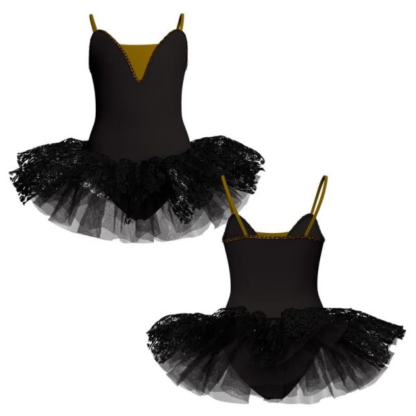 tutu danza bretelle con copritulle tua252634