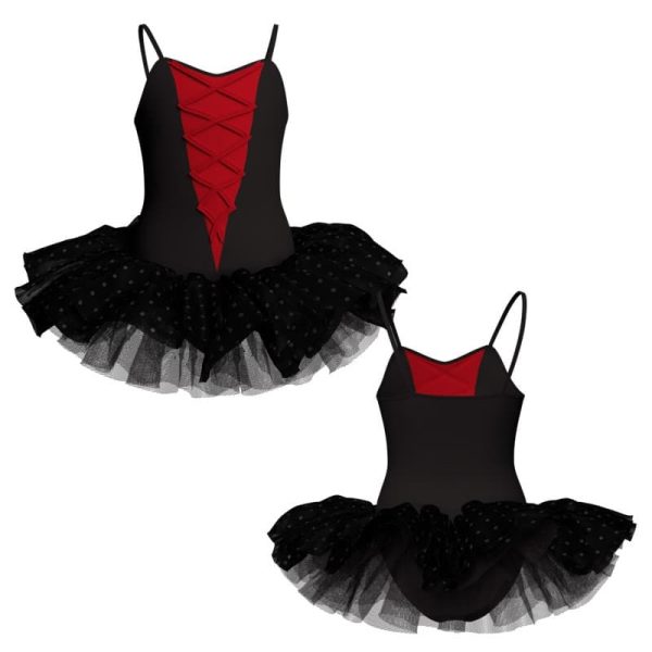 tutu danza bretelle con copritulle tua2527