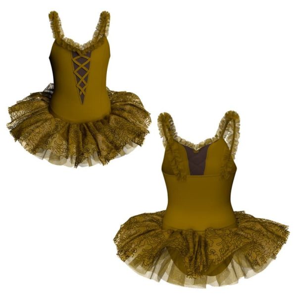 tutu danza bretelle con copritulle tua2529456