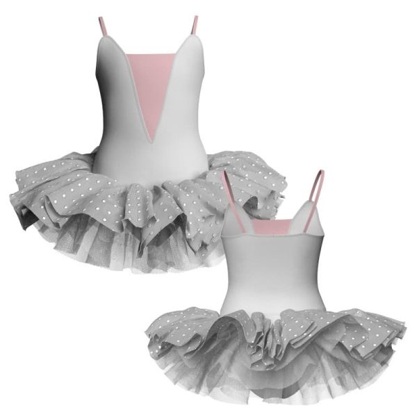 tutu danza bretelle con copritulle tua2618