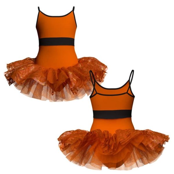 tutu danza bretelle con copritulle tua2815