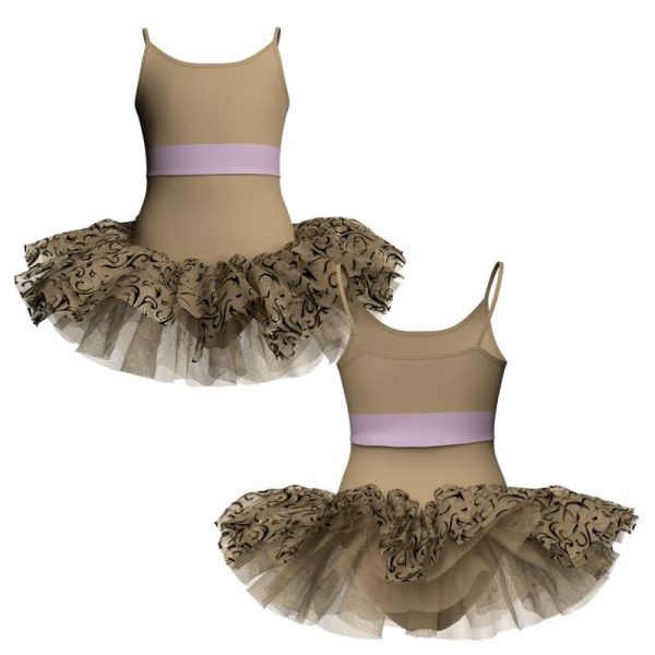 tutu danza bretelle con copritulle tua281545