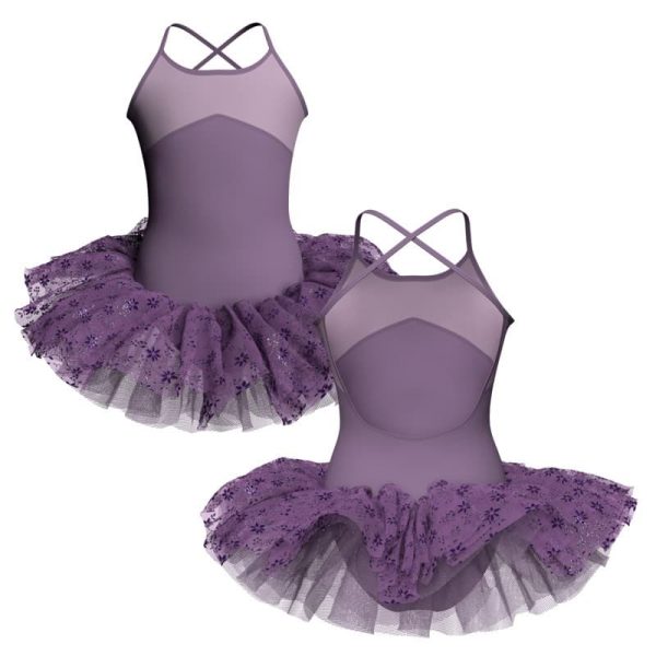 tutu danza bretelle con copritulle tua301623